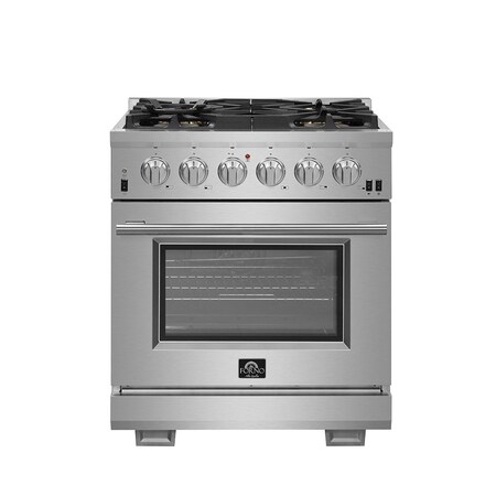 Forno Capriasca Titanium Professional 30In. Freestanding Gas Range FFSGS6260-30